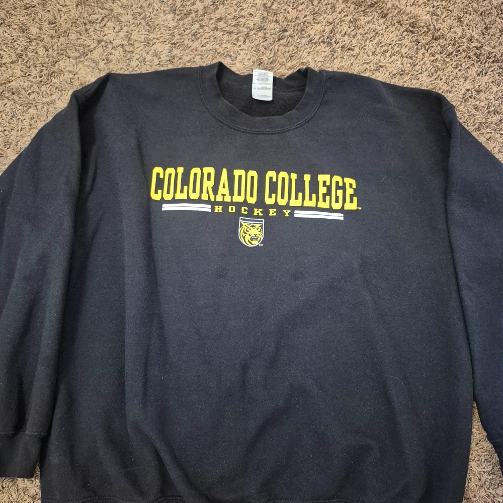 Colorado College Hockey Men's Sweatshirt XL - Picture 5 of 7